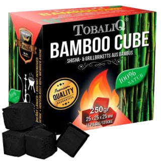 Wasserpfeifenkohle TOBALIQ Bamboo Cube 250 g (250 g)