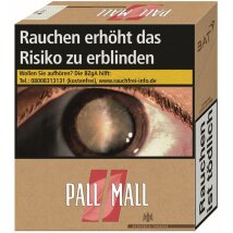 PALL MALL Authentic Red Giga 10,00 Euro (8x25)