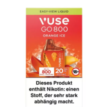 VUSE GO 800 Einweg E-Shisha Orange Ice 20mg