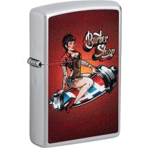 Zippo Barber Shop Pin Up 60007026