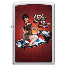 Zippo Barber Shop Pin Up 60007026