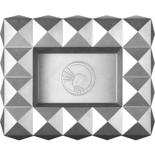 COLIBRI Cigarrenascher Quasar silber 6 Abl.
