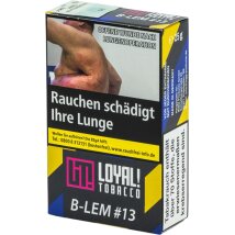 Loyal Tobacco Wasserpfeifentabak B-LEM #13 (Zitrone,...