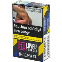 Loyal Tobacco Wasserpfeifentabak B-LEM #13 (Zitrone,...