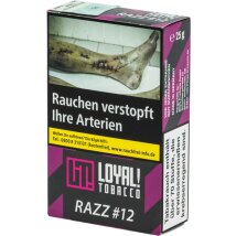 Loyal Tobacco Wasserpfeifentabak RAZZ #12 (Waldbeeren) 25g