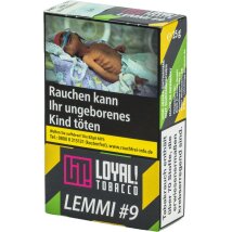 Loyal Tobacco Wasserpfeifentabak LEMMI #9 (Zitrone,...