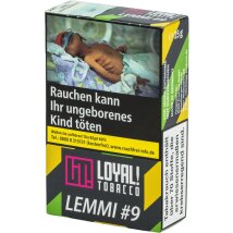 Loyal Tobacco Wasserpfeifentabak LEMMI #9 (Zitrone,...