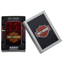 Zippo Harley-Davidson Tumbled Messing 60007097