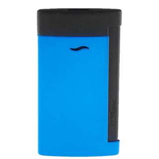 St.Dupont Feuerzeug Slim7 Fluo blau schwarz 027771