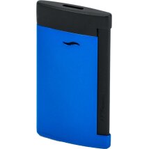 St.Dupont Feuerzeug Slim7 Fluo blau schwarz 027771