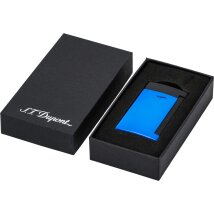 St.Dupont Feuerzeug Slim7 Fluo blau schwarz 027771