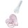 Bong Glas Herz rosa 35cm
