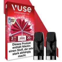E-Kartusche VUSE Pod Strawberry Ice 20mg 2 Caps