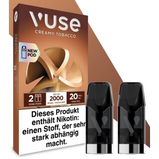 E-Kartusche VUSE Pod Creamy Tobacco 20mg 2 Caps