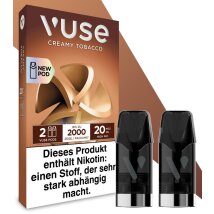 E-Kartusche VUSE Pod Creamy Tobacco 20mg 2 Caps