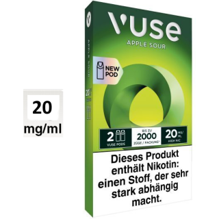 VUSE Pods Apple Sour 20mg/ml 2er