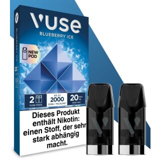 E-Kartusche VUSE Pod Blueberry Ice 20mg 2 Caps