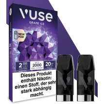 E-Kartusche VUSE Pod Grape Ice 20mg 2 Caps