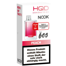 HQD Nook Einweg E-Shisha Peach 18mg/ml