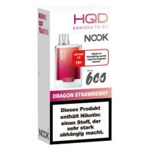 HQD Nook Einweg E-Shisha Dragon Strawberry 18mg/ml