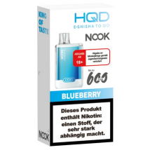 HQD Nook Einweg E-Shisha Blueberry 18mg/ml