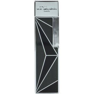 St.Dupont Feuerzeug Twiggy schwarz/chrom 030070
