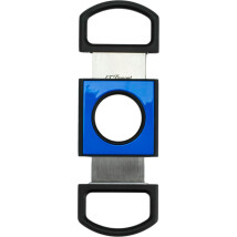 ST.DUPONT Cigarrenabschneider Fluo blau 21mm