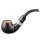 Pfeife RATTRAYâ€™S Black Sheep Bent 107 schwarz Metallring