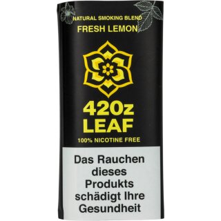 420z LEAF Lemon Tabakersatz, nikotinfreie KrÃ¤utermischung (20 gr.)