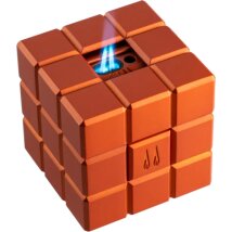 COLIBRI Tischfeuerzeug Heritage Cube orange