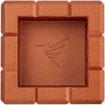 COLIBRI Cigarrenascher Heritage Cube orange 4 Ablg.