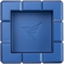 COLIBRI Cigarrenascher Heritage Cube blau 4 Ablg.