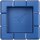 COLIBRI Cigarrenascher Heritage Cube blau 4 Ablg.