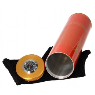 Reise-Humidor ANGELO orange/gold