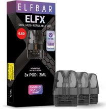 E-Liquidpd ELFBAR Elfx 0,8 Ohm Leerpod 3 Stück
