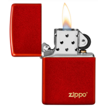 Zippo Metallic Red mit Logo 60005762