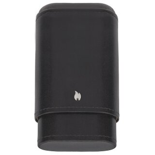 Cigarrenetui ZIPPO Leder schwarz f 2-3 Cigarren 14,8x8,3x4,5cm 2007985