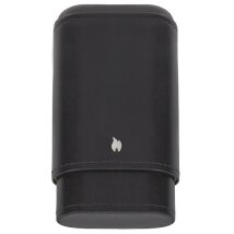 Cigarrenetui ZIPPO Leder schwarz f 2-3 Cigarren 14,8x8,3x4,5cm 2007985