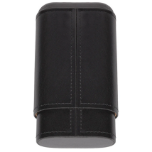 Cigarrenetui ZIPPO Leder schwarz f 2-3 Cigarren 14,8x8,3x4,5cm 2007985