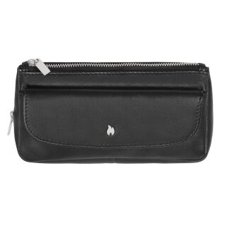 Pfeifentasche 1er ZIPPO Leder schwarz 18x9x5,5cm 2007988