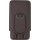 Cigarrenetui Lederoptik braun mit Cutter 3er