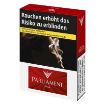 PARLIAMENT Red L-Box 7,00 Euro (10x21)