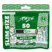 PURIZE Slim Ø 5 mm Aktivkohle weiß grün...