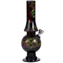 Bong Acryl Graffiti dunkel 20 cm