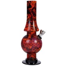 Bong Acryl Graffiti rot 20cm
