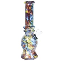 Bong Glas Mosaik print 15 cm hoch