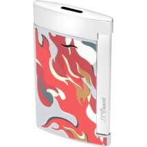 St.Dupont Feuerzeug Slim7 Camo Red/Chrome 0277551