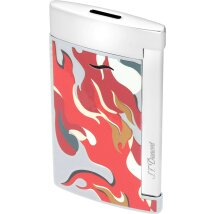 St.Dupont Feuerzeug Slim7 Camo Red/Chrome 0277551