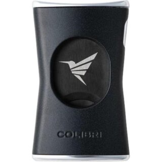 COLIBRI Cigarrenabschneider Slim schwarz/chrom