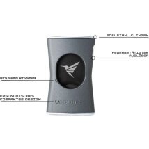 COLIBRI Cigarrenabschneider Slim schwarz/chrom